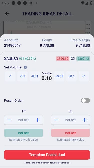 eksekusi trading