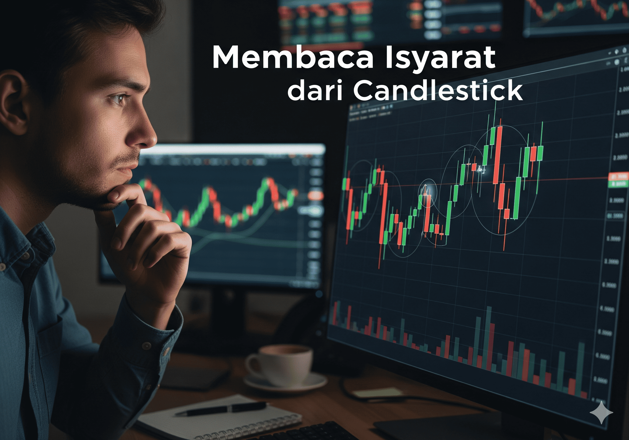 Membaca isyarat dari candlestick