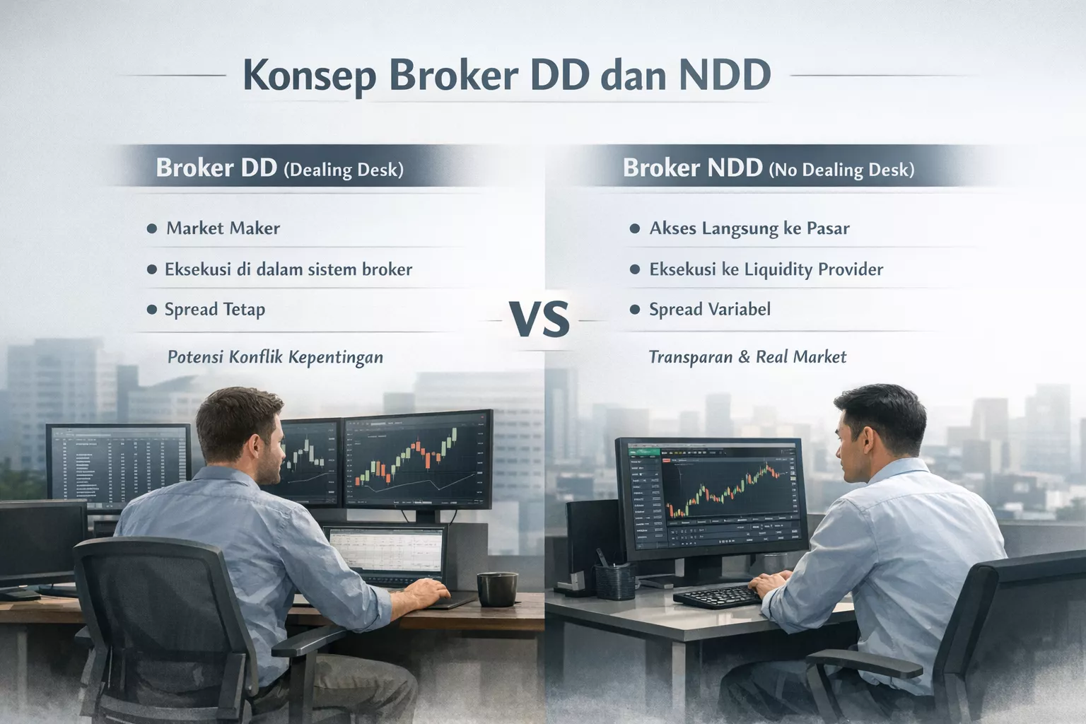 konsep broker DD dan NDD